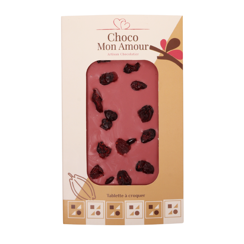 Chocolat ruby aux cranberries