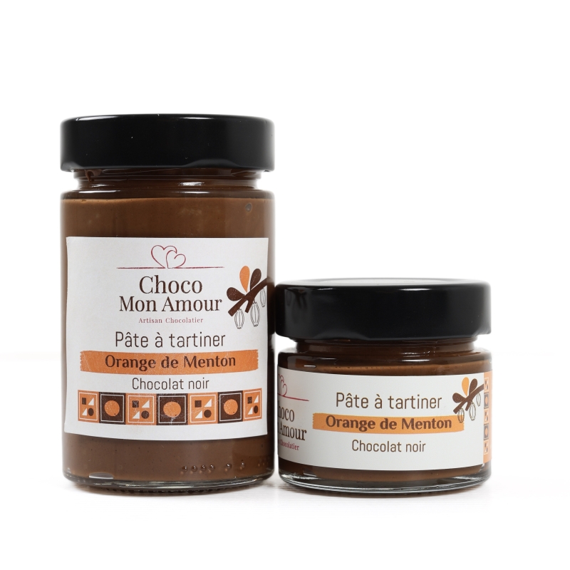 Pate a tartiner a l'orange et chocolat noir