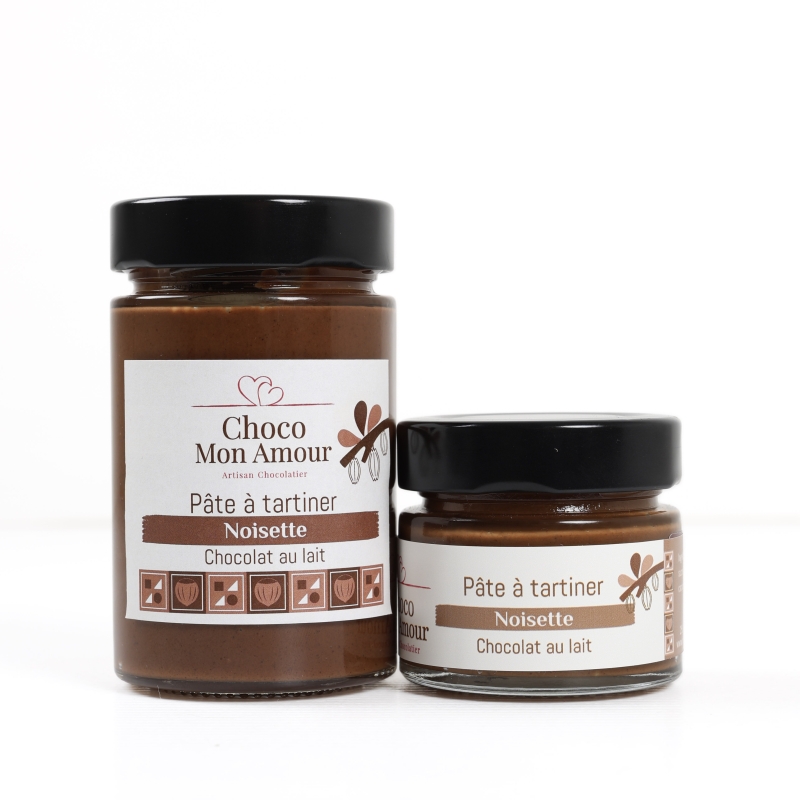 Pate a tartiner a la noisette et chocolat au lait