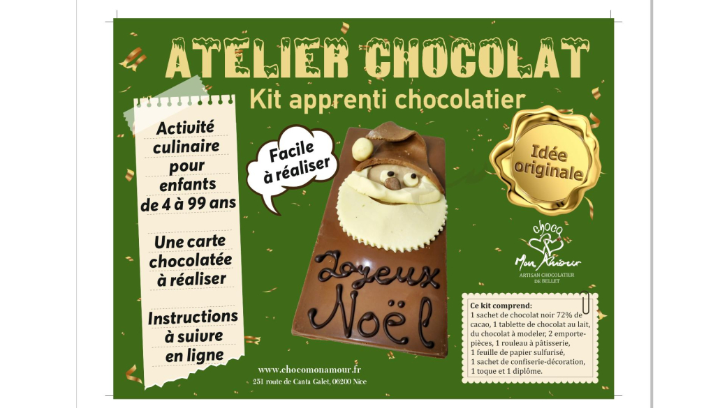 Idée cadeau: Atelier chocolat!