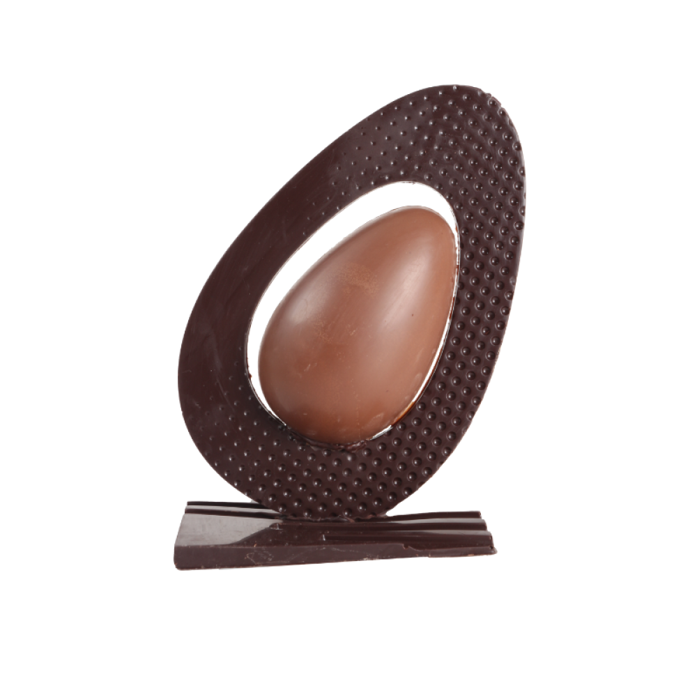 œuf de Pâques : l'oeuf oblique