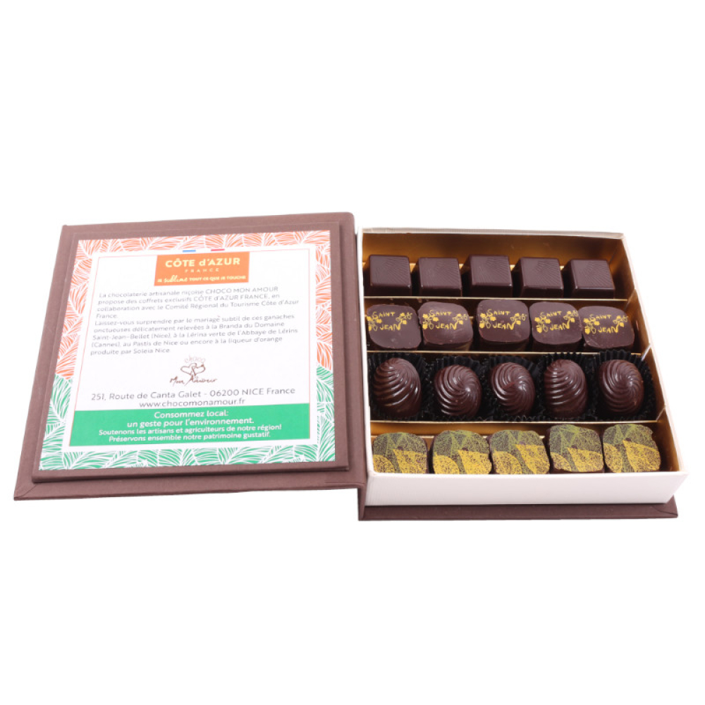 Ganaches aux saveurs azuréennes