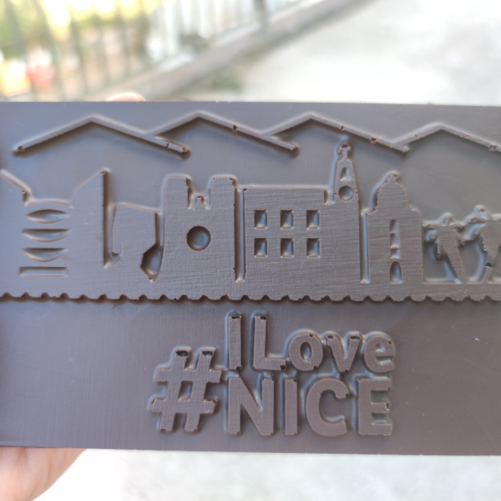 Tablette de chocolat noir