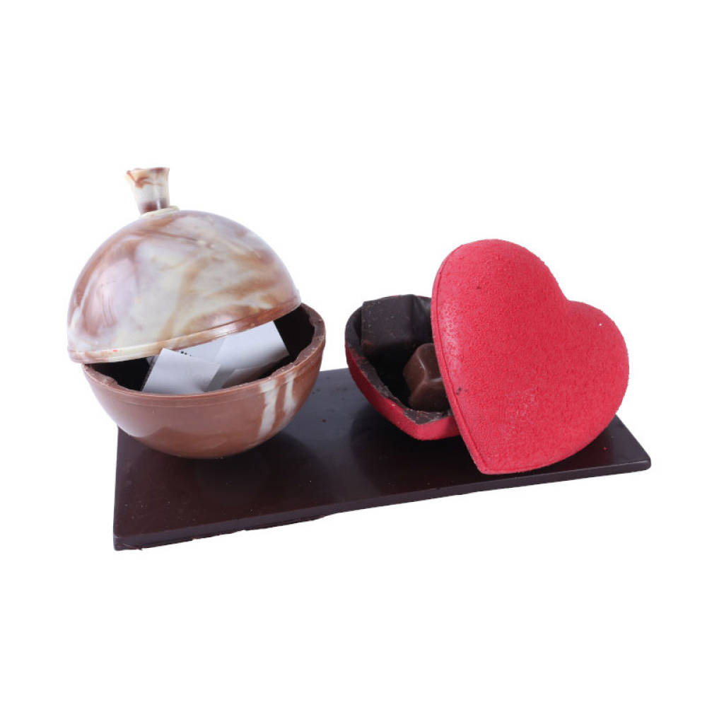 Jeu et chocolat pour les amoureux