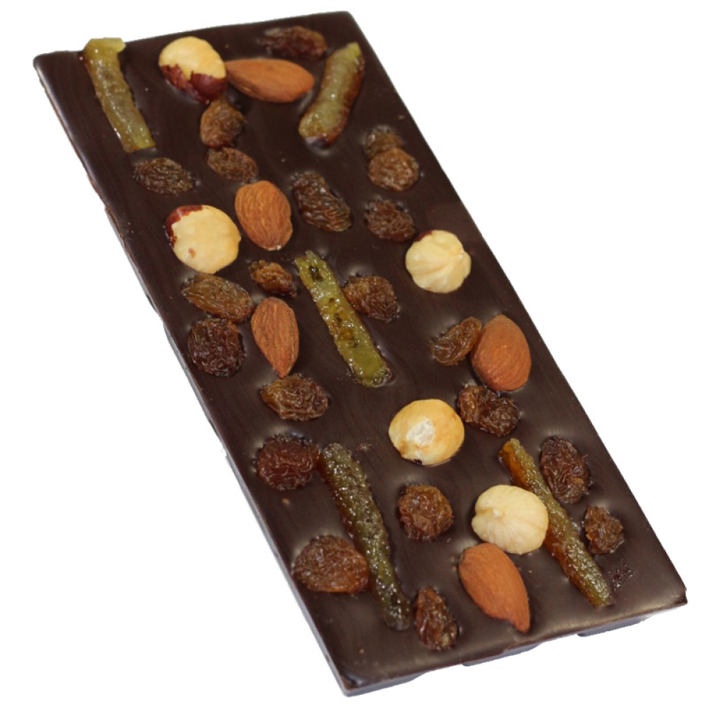 tablette lait fruits secs