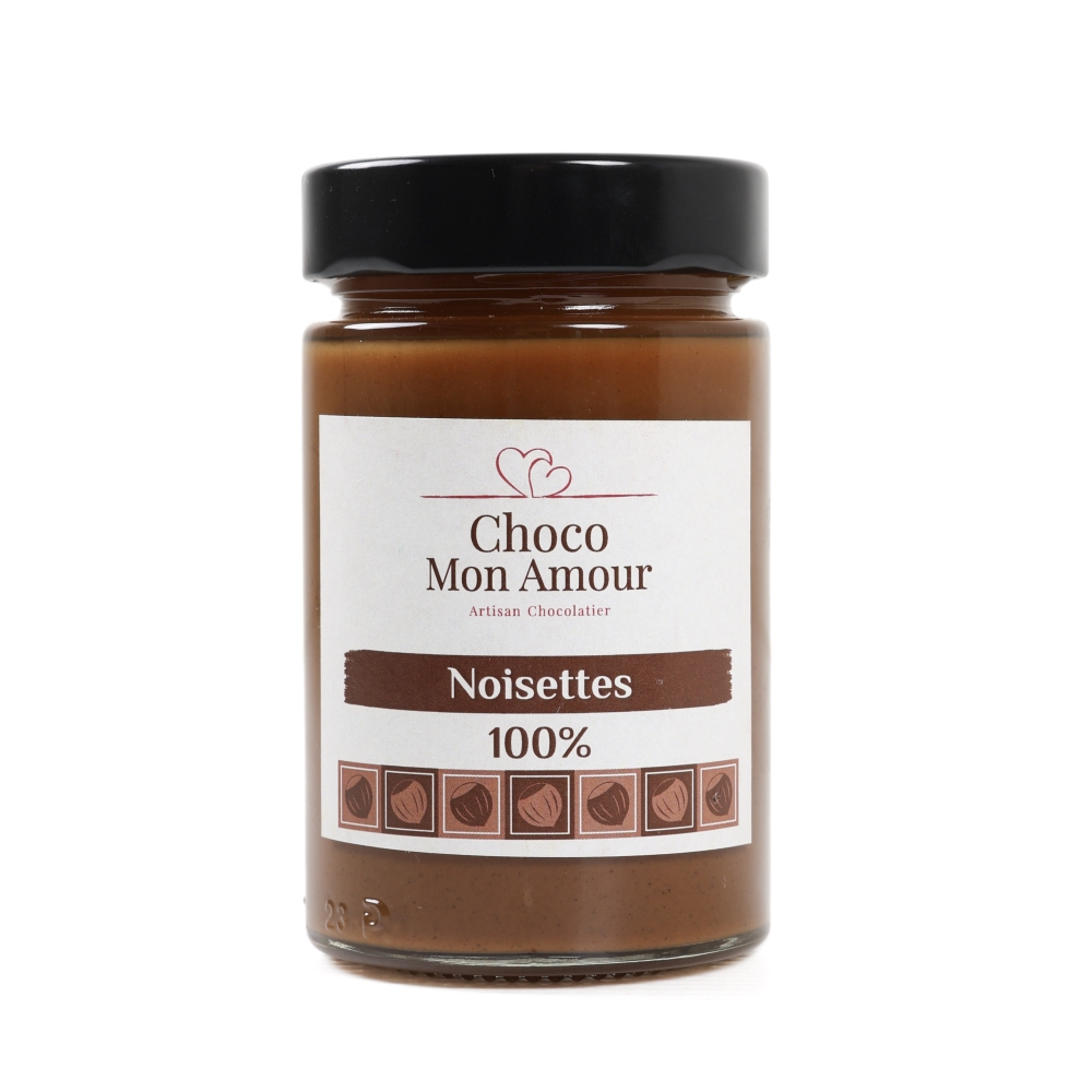 Pâte à tartiner noisettes 100%