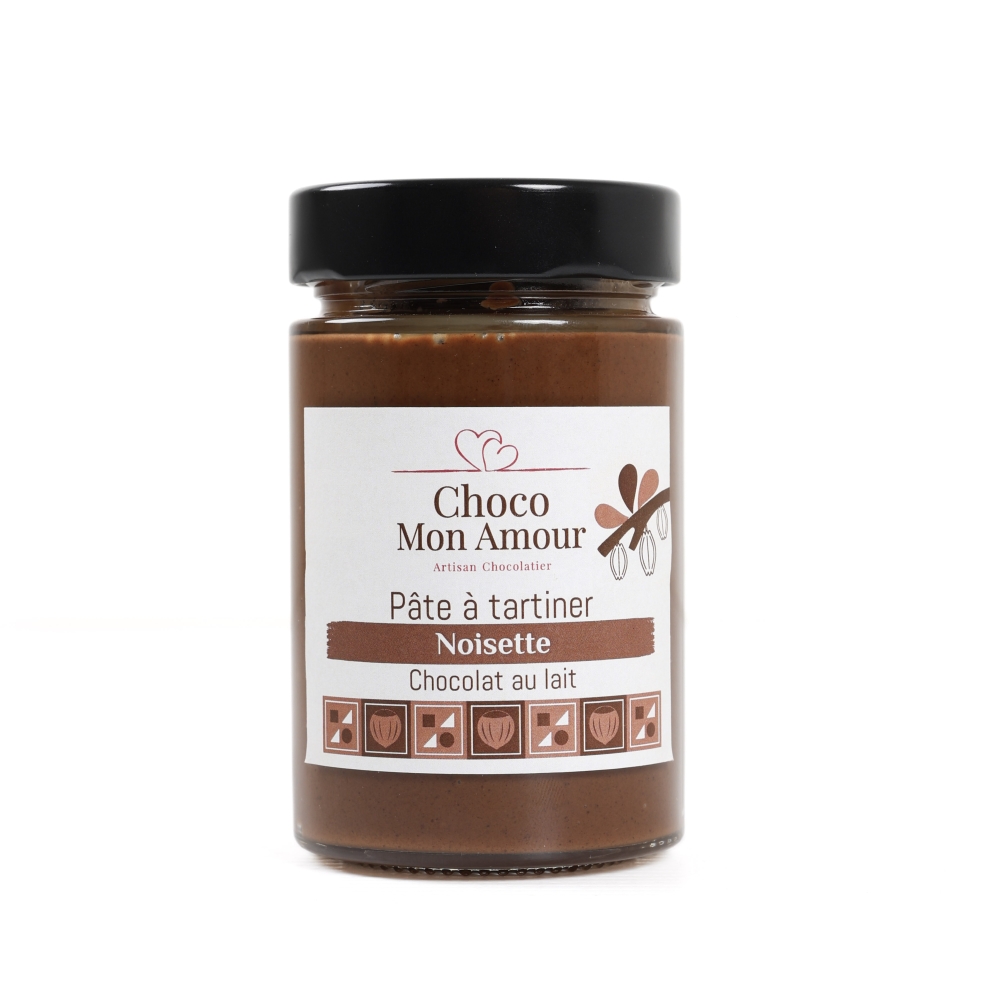 Pate a tartiner a la noisette et chocolat au lait