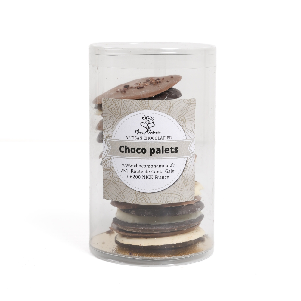 Palets noir, lait, blanc