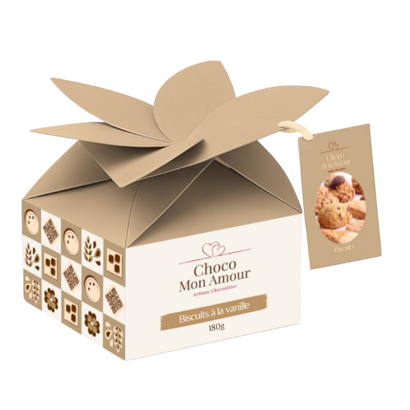 Boîte de Biscuits à la Vanille 
