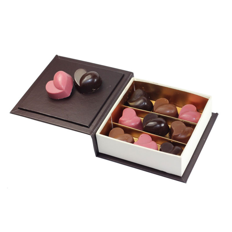Assortiment chocolat coeurs