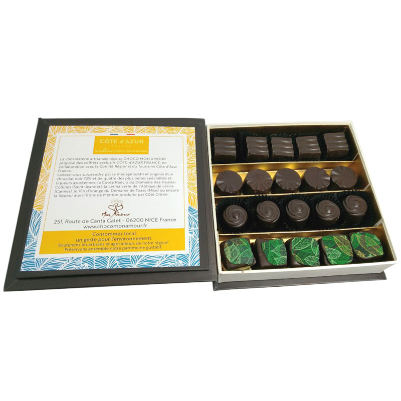 Chocolats aux saveurs azuréennes