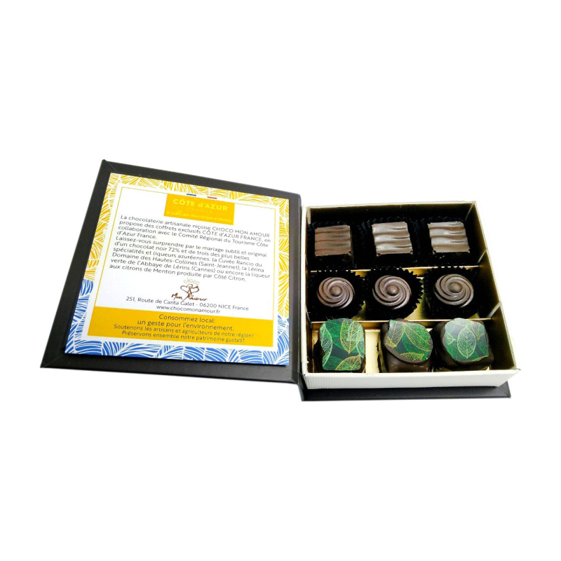 Chocolats aux saveurs azuréennes 125g