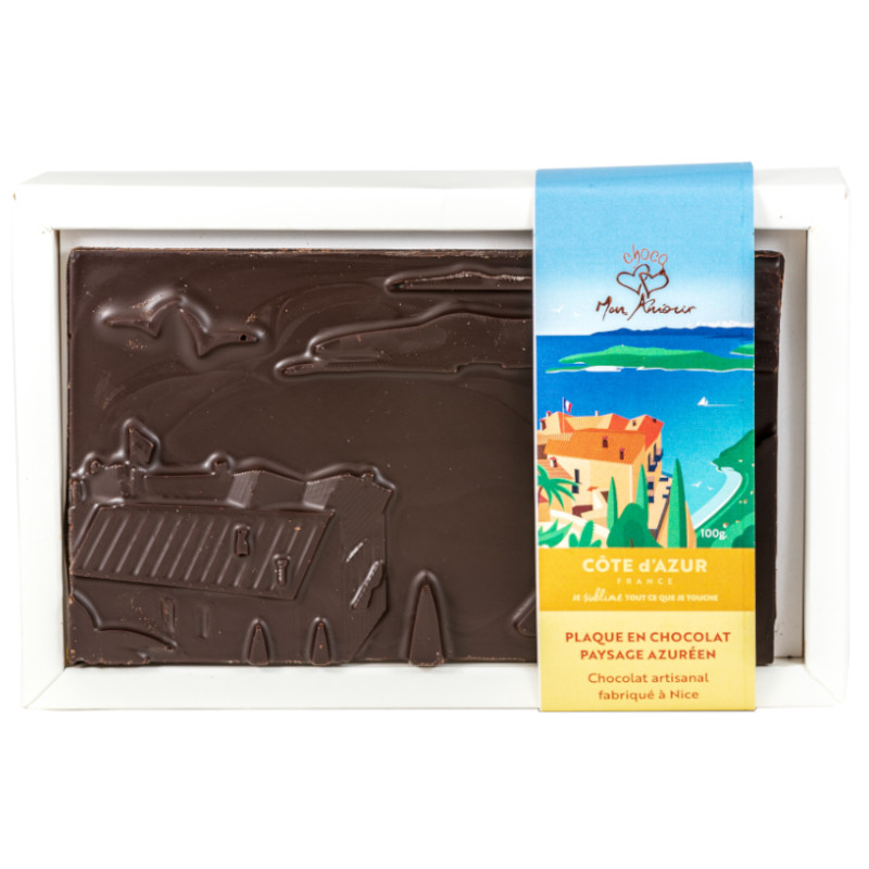 tablette en chocolat noir